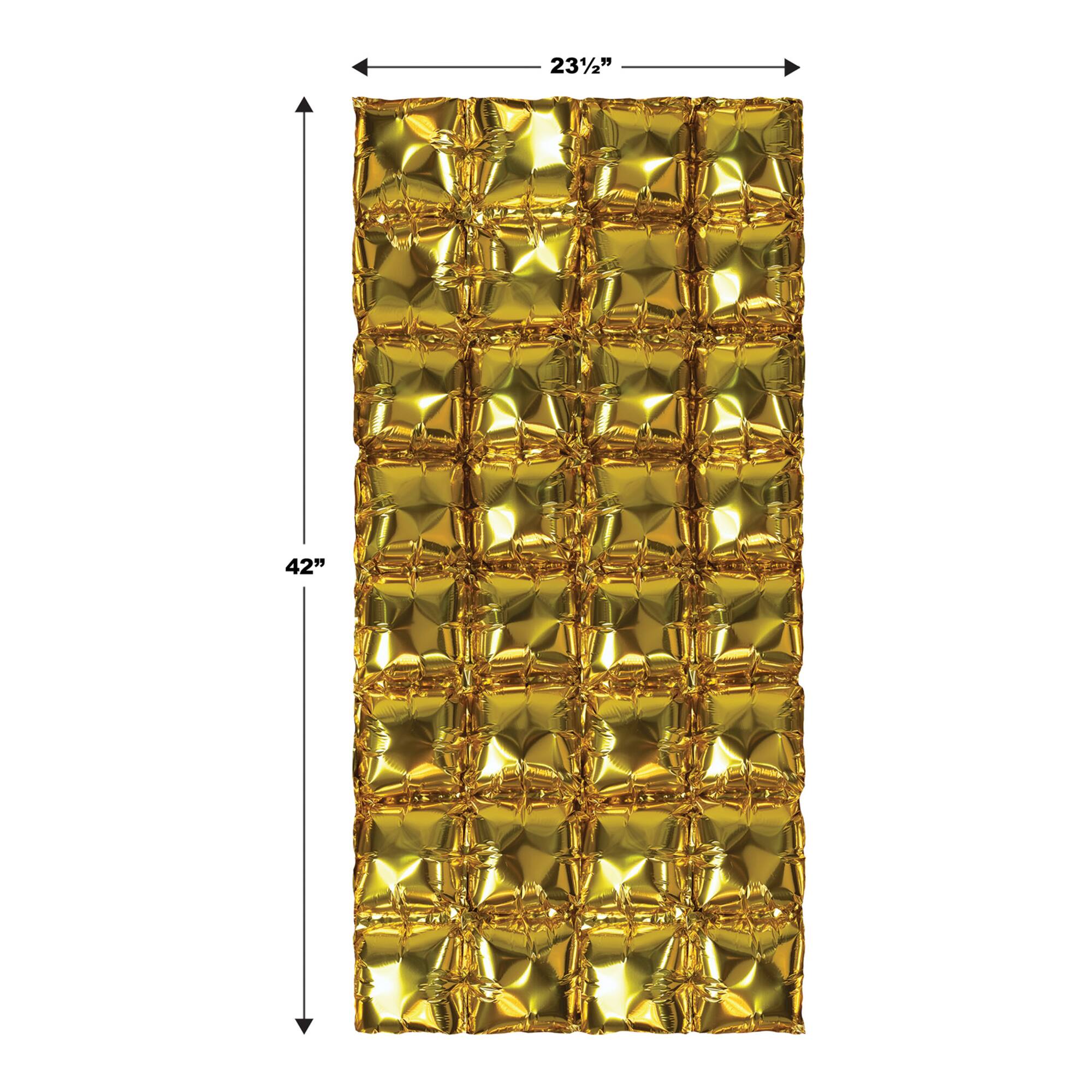 Beistle Gold Foil Balloon Backdrops
